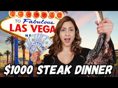 $1000 STEAK DINNER in Las Vegas
