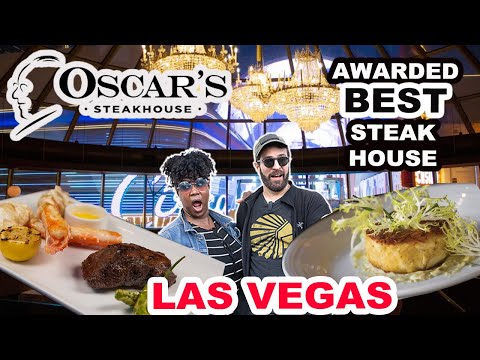 Awarded BEST STEAKHOUSE in Las Vegas | Eating at Oscar’s Steakhouse