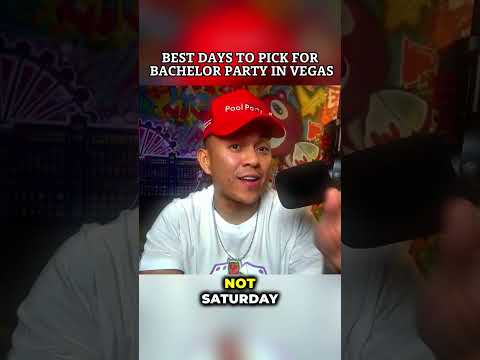 Best Days To Pick For Bachelor Party in Vegas
