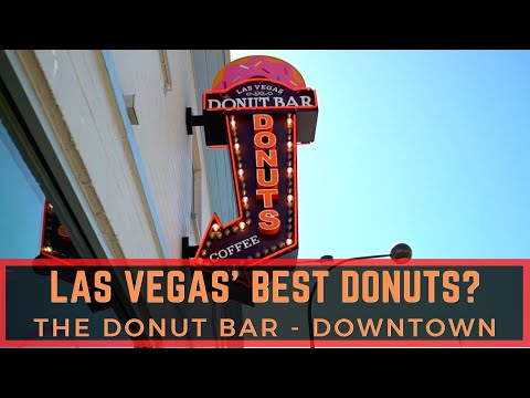 BEST DONUTS in DOWNTOWN LAS VEGAS? | THE DONUT BAR