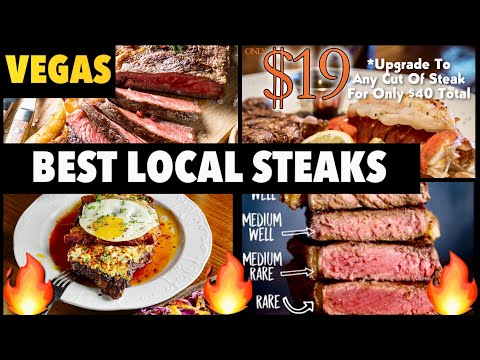 BEST STEAK HOUSES in VEGAS For 2023, Local Edition 🔥#vegaseats #vegasfood #vegas