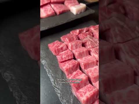 Best Steakhouse in United States in Las Vegas Bazaar Meat rare imported Kobe Beef Wagyu A5 Authentic