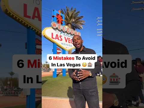 Biggest Mistakes To Avoid In Las Vegas 😳🎰 #travel #lasvegas