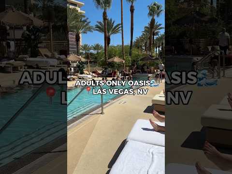 Check out this HIDDEN ADULTS ONLY POOL in Las Vegas, NV #shorts