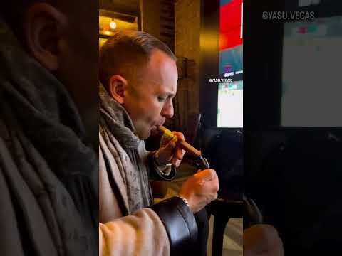 Cigar Bar in Las Vegas is nice 😁 #Shorts