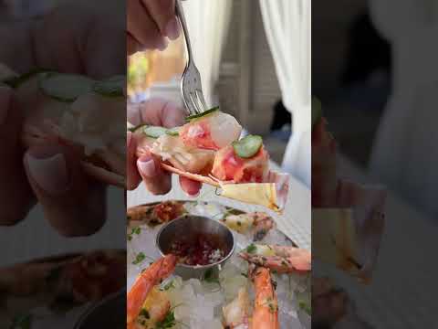 Crab Legs Poolside? only in Las Vegas #shorts