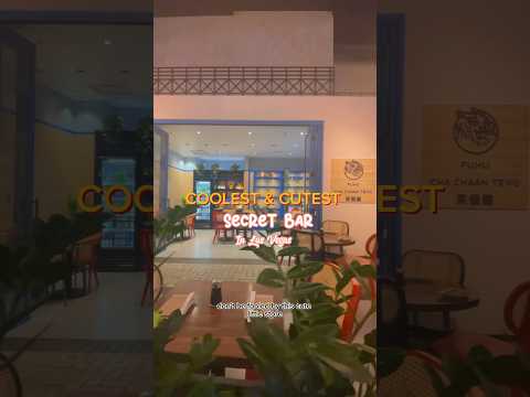 Cutest secret bar in Vegas. More on IG #speakeasy #lasvegas #speakeasybars #secretbar #fun #travel