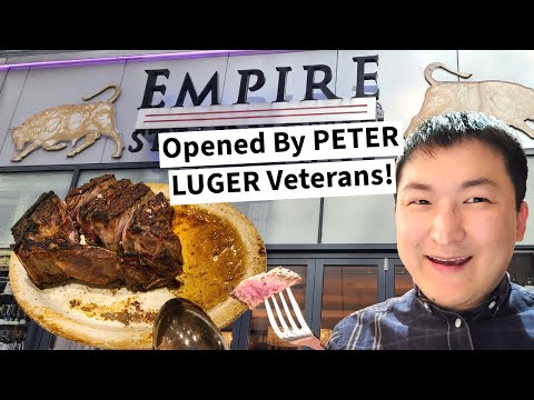 Have I Found NYC's BEST STEAKHOUSE? EMPIRE Steak House, By Former PETER LUGER Employees!