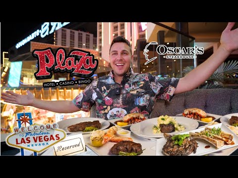 I Ate on The NEW Patio at The Best Reviewed Steakhouse in Las Vegas! (Oscar's Steakhouse)