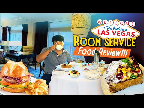 Las Vegas ROOM SERVICE Food Review! Living on VENETIAN HOTEL ROOM SERVICE Food for 24 Hours!