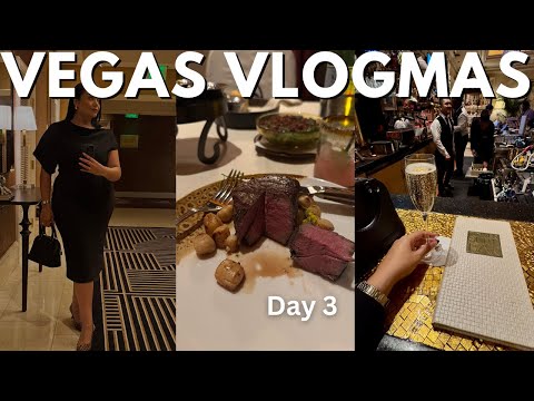Las Vegas Vlog | Day 3 | 12 Days of Vlogmas | The BEST Steak and JACKPOTS