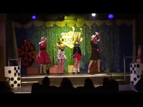Le Teaze Burlesque Troupe performing "Viva Las Vegas" at Teazers Palace 2013