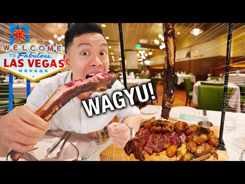 MASSIVE 44 Oz. WAGYU Tomahawk STEAK In LAS VEGAS!