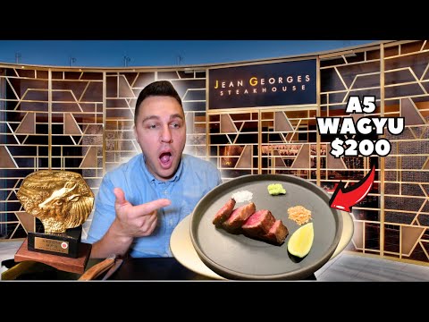My $500 Dinner at a TOP Las Vegas Restaurant Jean George Steakhouse