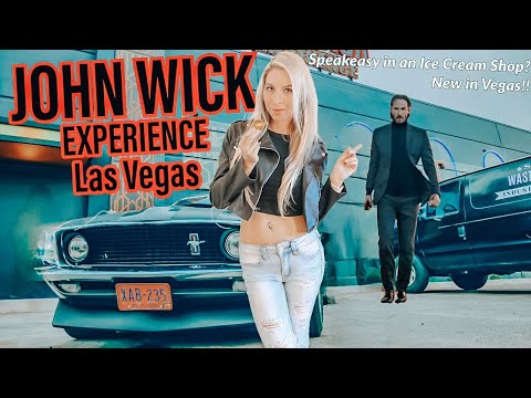 NEW John Wick Experience & Hidden Speakeasy in Las Vegas Behind an Ice Cream Shop! NEWEST Attraction