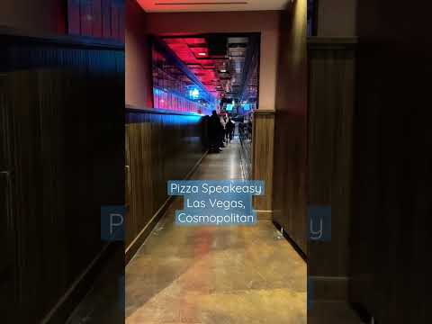 Pizza Speakeasy in the Cosmopolitan in Las Vegas! #pizza #shorts #speakeasy