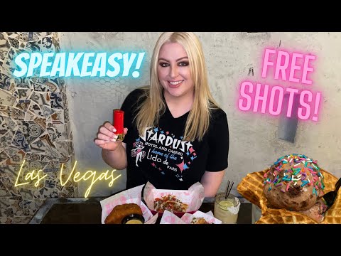 SECRET SPEAKEASY IN VEGAS + Salt & Straw, Fremont Street!