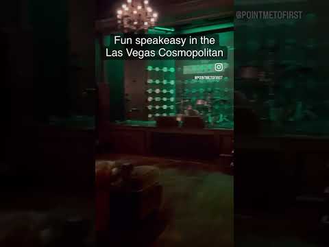 The Barbershop Speakeasy in the Las Vegas Cosmopolitan #vegas #speakeasy #cosmopolitanlasvegas