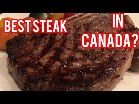 The BEST steak in CANADA? THE KEG MANSION + MAPLE LEAFS game #toronto #canada #steak #thebeststeak