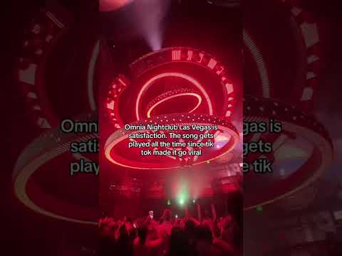 The Chandelier and Satisfaction made OMNIA Las Vegas go viral #viralvideo #omnia  #satisfaction