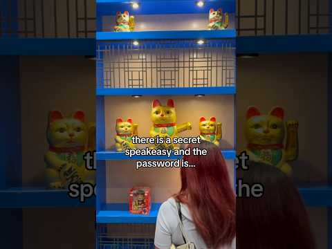 There is a secret #speakeasy in #resortsworld #lasvegas #vegas and the password is #meow