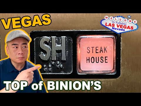 "Top of Binion's" Steakhouse. Las Vegas