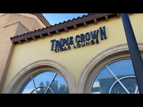 Triple Crown Cigar Lounge & Humidor Tour Las Vegas Nevada