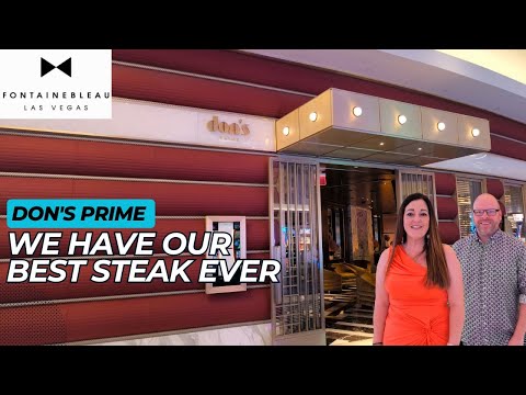 We have our BEST STEAK ever at Don's Prime Fontainebleau | Las Vegas Vlog part 7
