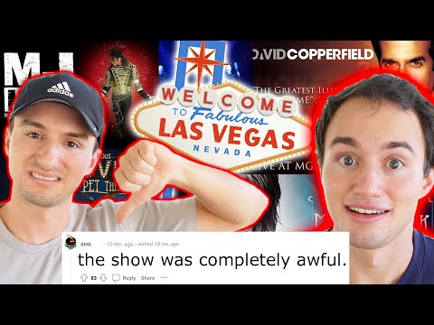 We Went to the WORST LAS VEGAS Shows.. according to the internet