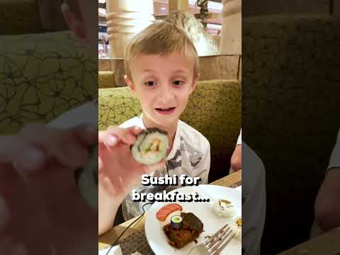Las Vegas travel secrets with a Dylan Boyle. Sushi for breakfast, all day long!! #shorts