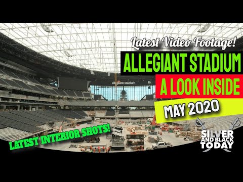 Unveiling the Secrets of Las Vegas Raiders Allegiant Stadium – Must-See Footage