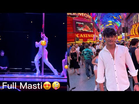 I went to Las Vegas Strip club from Casino money via free Limousine Ride🤪|Area 15 Las Vegas|#vegas 🥵