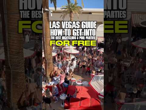 Las Vegas Guide: Nightclubs & Dayclubs – How To Get in FREE #vegas #lasvegas #poolparty #guestlist