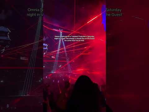 Omnia Nightclub on a Tuesday? Feels like a Saturday night in Vegas! #tuesday #omnia #vegas #free